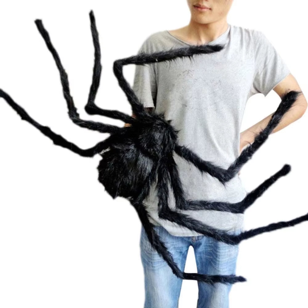 Halloween Big Plush Spider Halloween Decoration Party Props Outdoor Big Spider Decoration Chamber Trick a Prank Big Spider