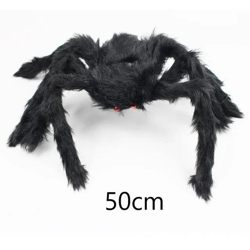 Halloween Big Plush Spider Halloween Decoration Party Props Outdoor Big Spider Decoration Chamber Trick a Prank Big Spider