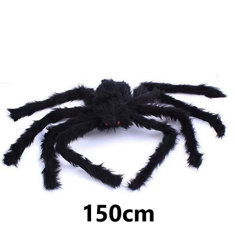 Halloween Big Plush Spider Halloween Decoration Party Props Outdoor Big Spider Decoration Chamber Trick a Prank Big Spider