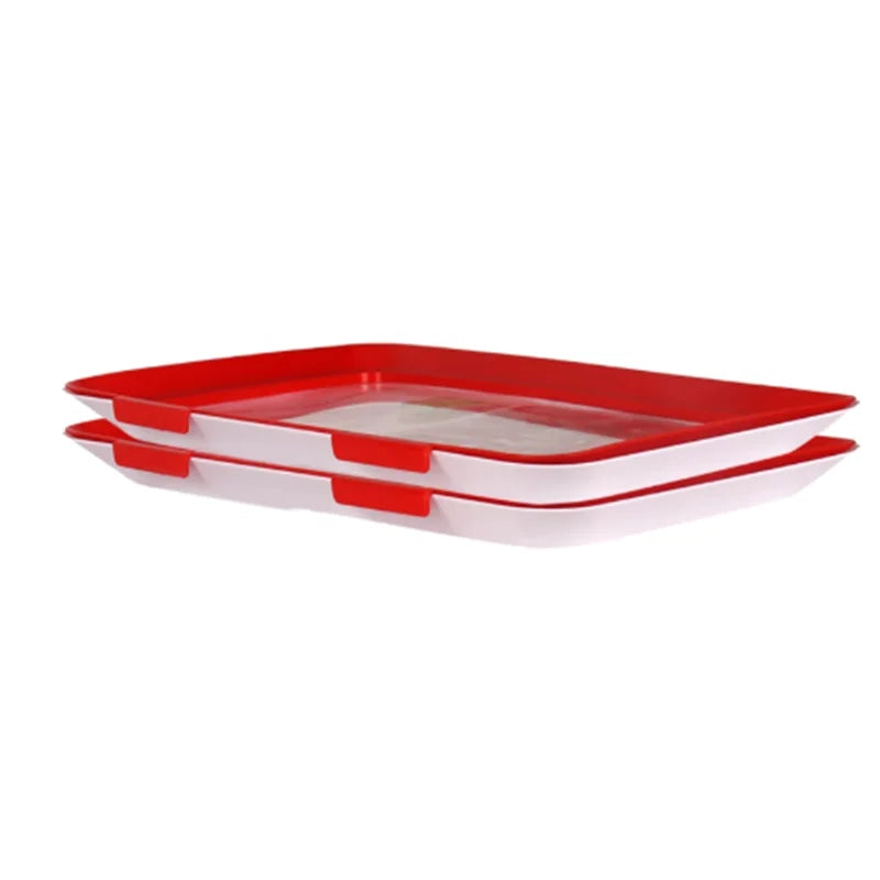 Food Preservation Tray Food Fresh Keeping Fresh Spacer Organizer Food Preservate Refrigerator Food Kitchen Storage Box