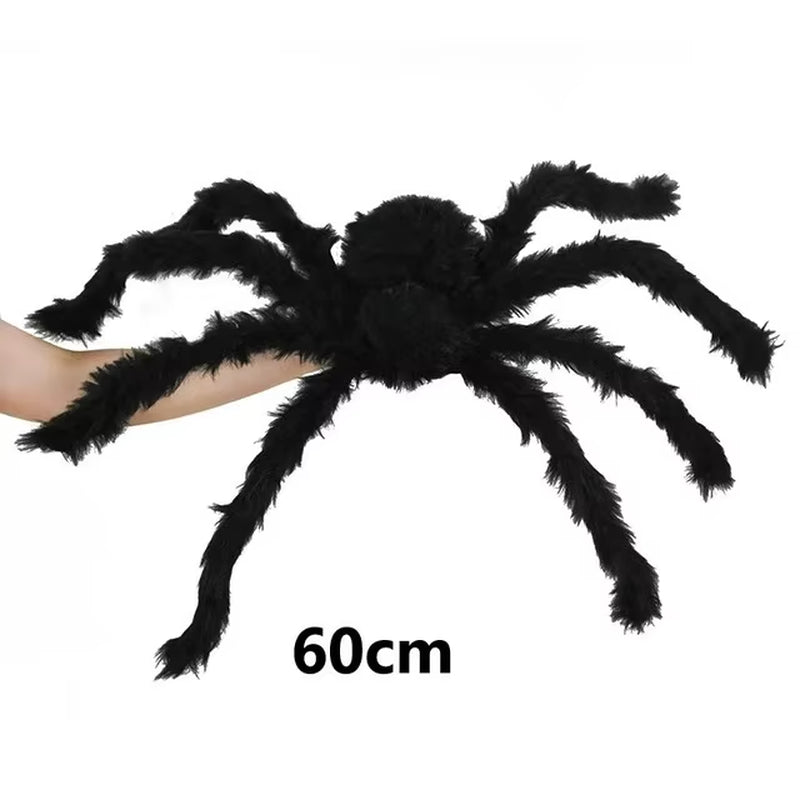 Halloween Big Plush Spider Halloween Decoration Party Props Outdoor Big Spider Decoration Chamber Trick a Prank Big Spider