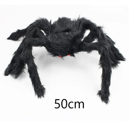 Halloween Big Plush Spider Halloween Decoration Party Props Outdoor Big Spider Decoration Chamber Trick a Prank Big Spider