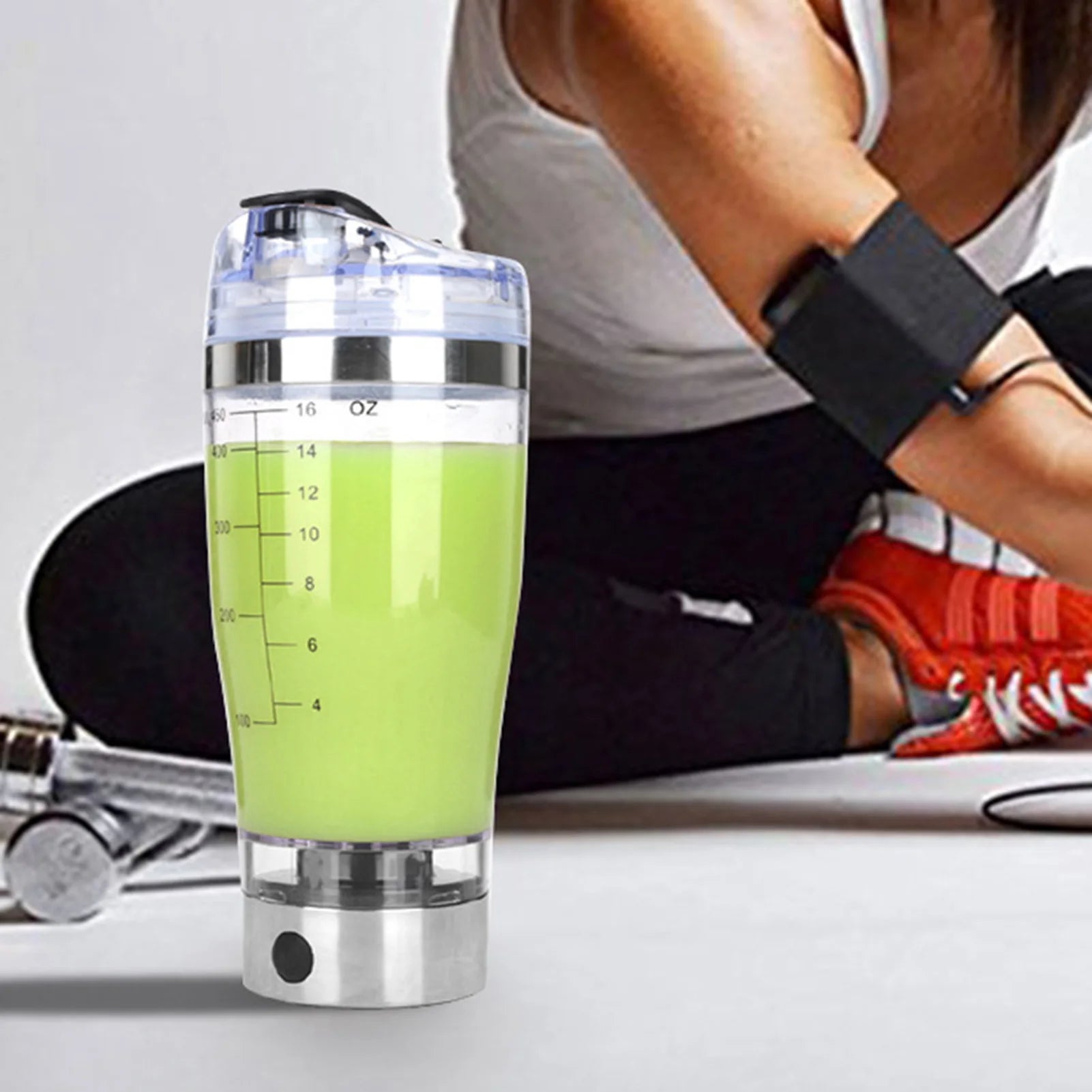 450Ml/600Ml Coffee Cup Electric Stirring Mug Large Capacity Mug Glass Waterproof Automatic Electric Protein Powder Mix Cup