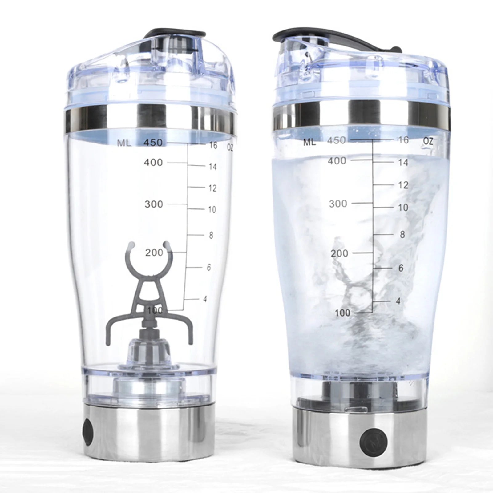 450Ml/600Ml Coffee Cup Electric Stirring Mug Large Capacity Mug Glass Waterproof Automatic Electric Protein Powder Mix Cup