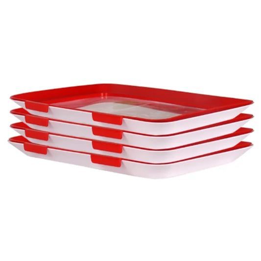 Food Preservation Tray Food Fresh Keeping Fresh Spacer Organizer Food Preservate Refrigerator Food Kitchen Storage Box